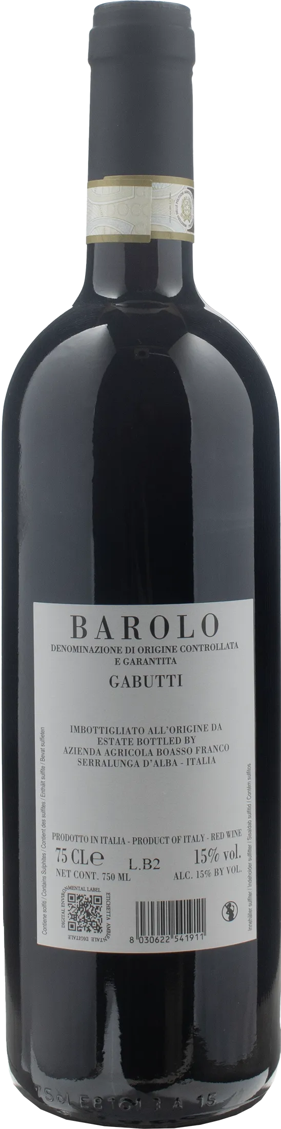 Boasso Barolo Gabutti 2019