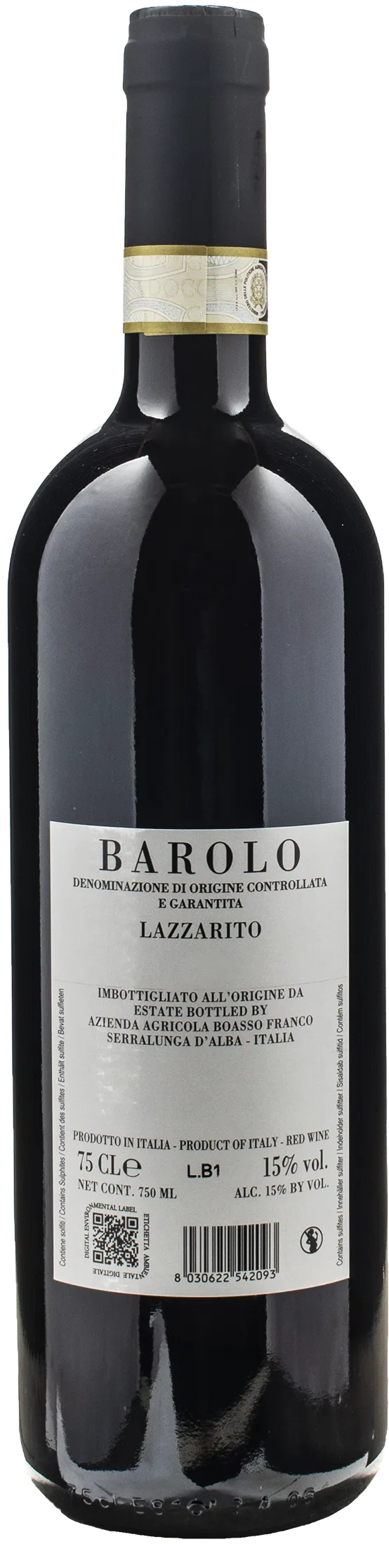 Boasso Barolo Lazzarito 2020
