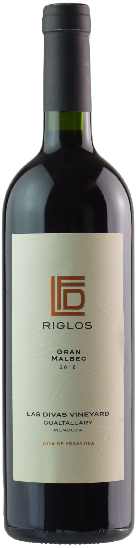 Bodega Riglos Las Divas Vineyard Gualtallary Mendoza Gran Malbec 2018