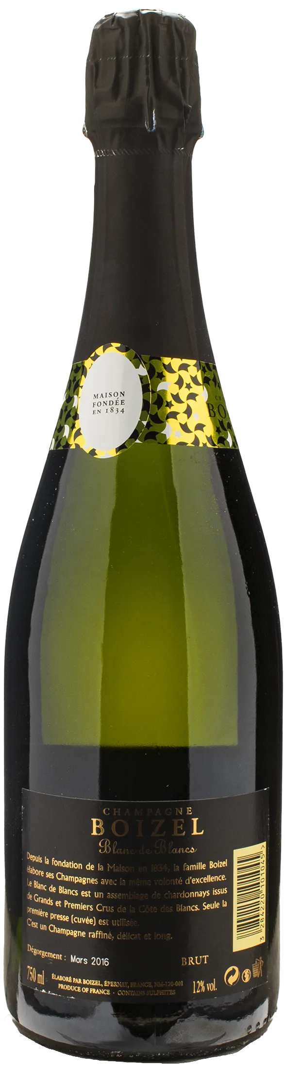Boizel Champagne By Memo Blanc de Blancs Brut