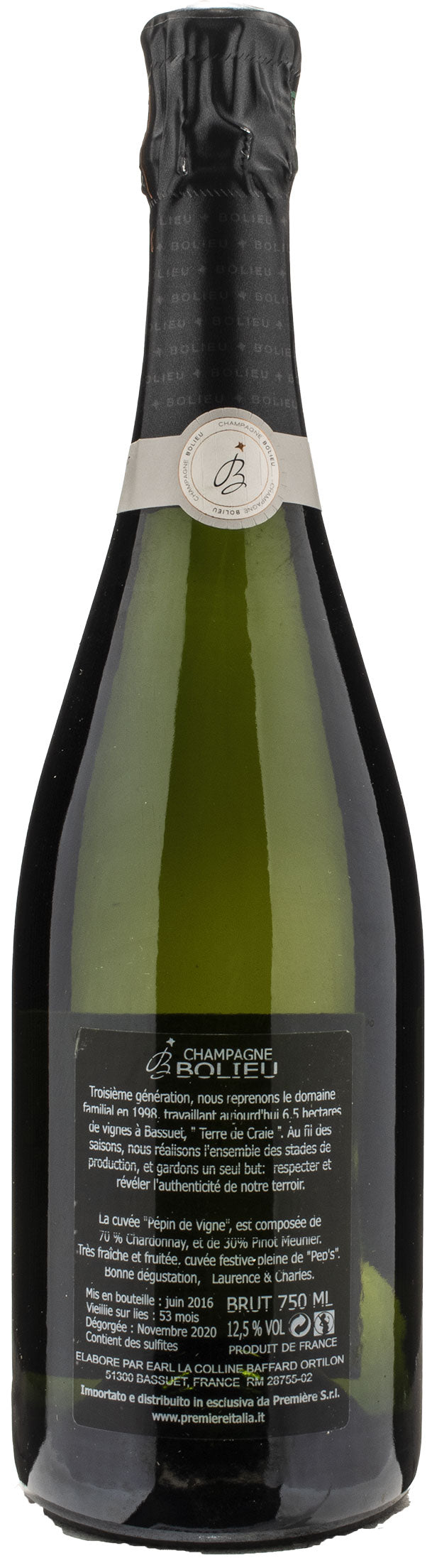Bolieu Champagne Pepin de Vigne Brut