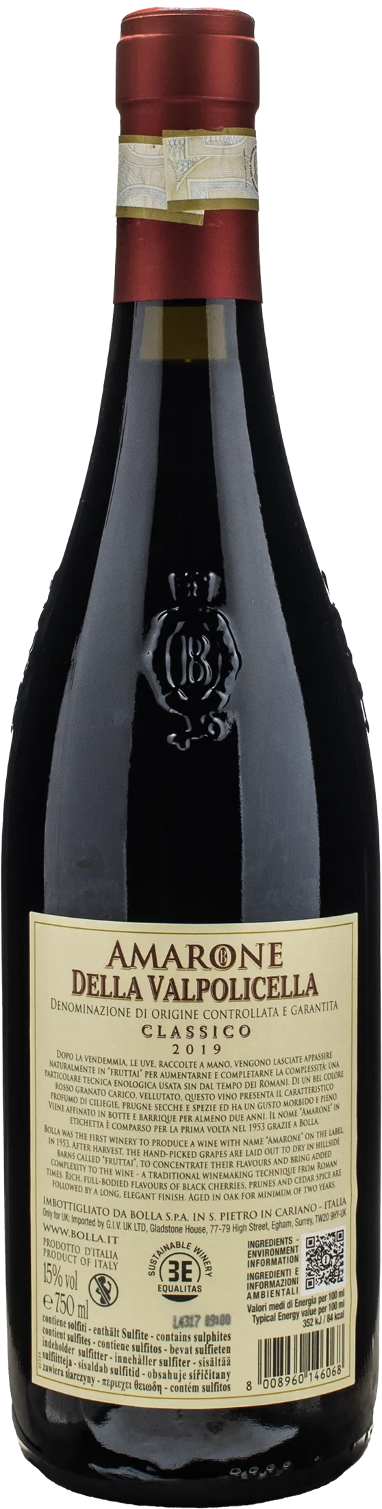 Bolla Amarone della Valpolicella Classico 2019