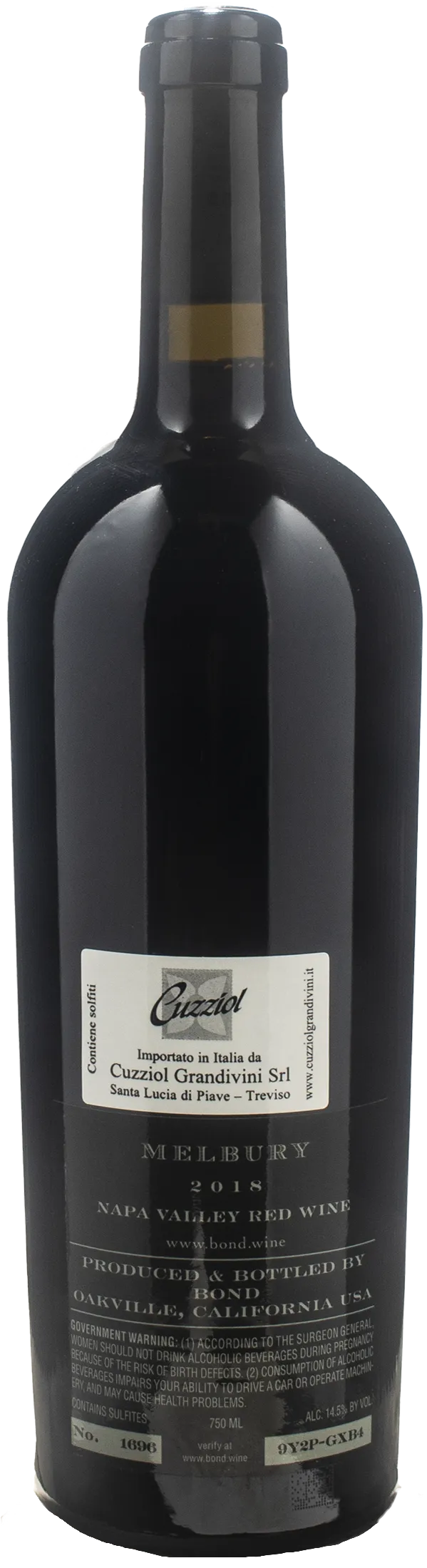 Bond Melbury Napa Valley Vintage 2018