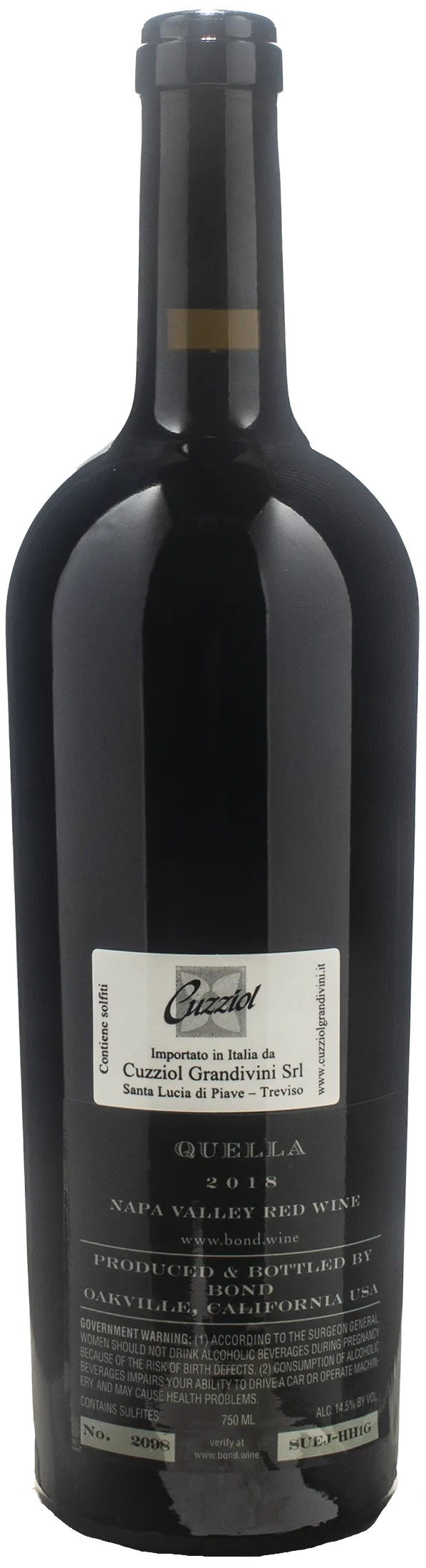 Bond Quella Napa Valley Vintage 2018