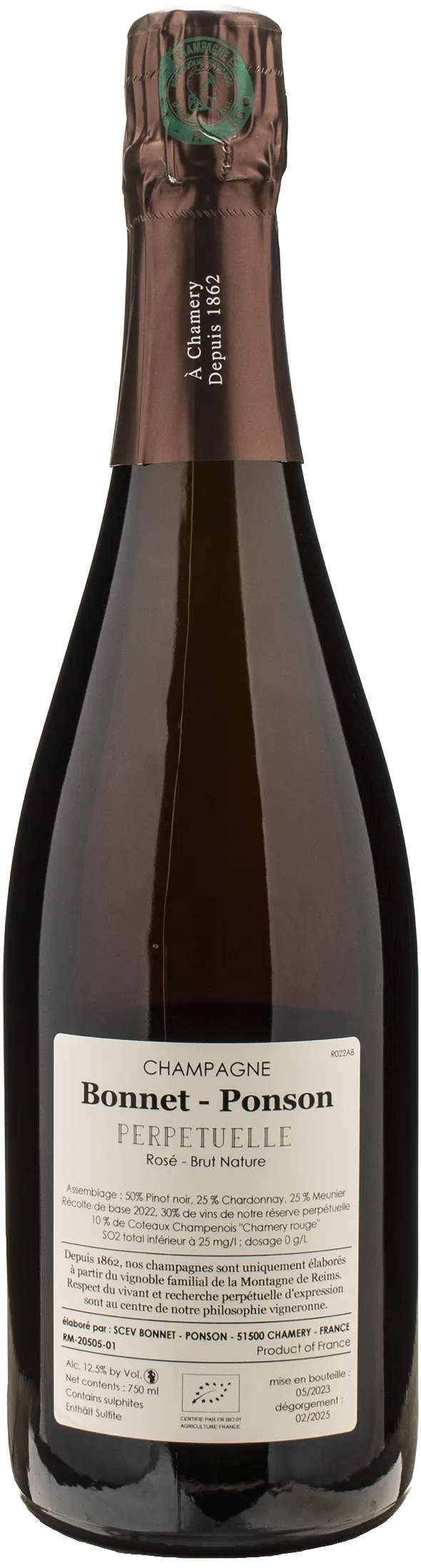 Bonnet Ponson Champagne Cuvee Perpetuelle Rosè