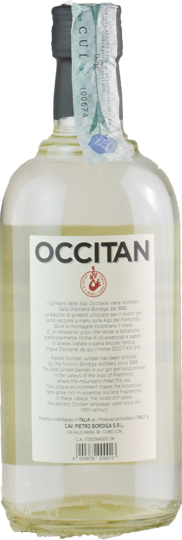 Bordiga Gin Occitan 0.7L