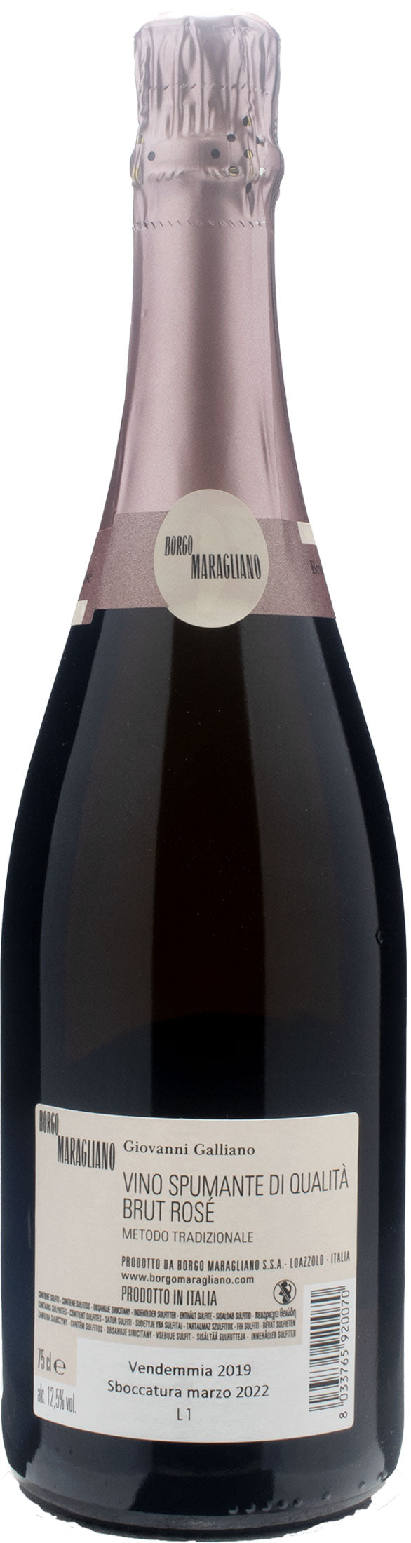 Borgo Maragliano Giovanni Galliano Brut Rosé 2019