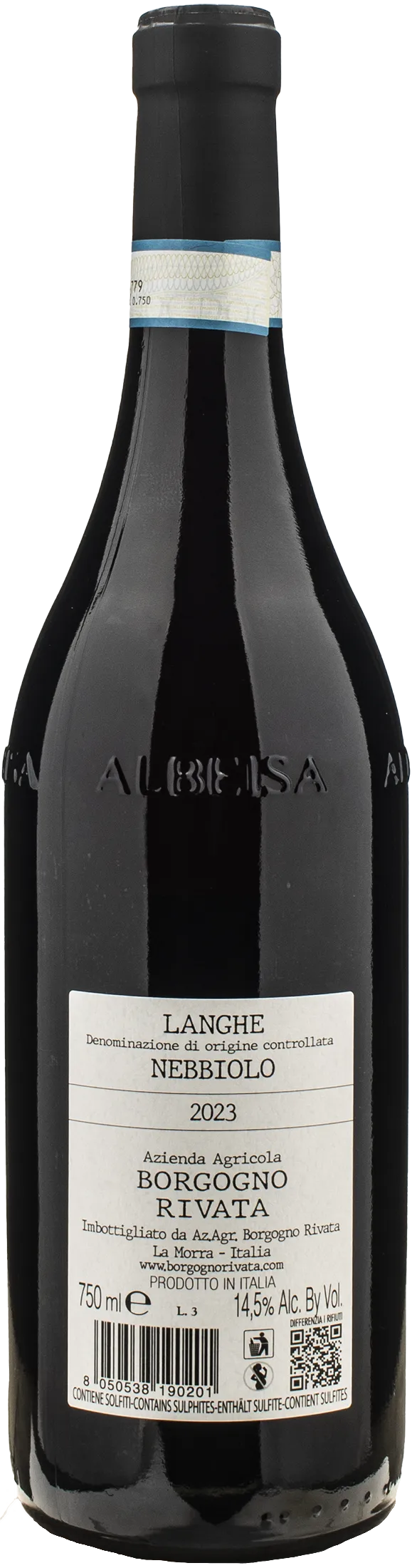 Borgogno Rivata Langhe Nebbiolo 2023