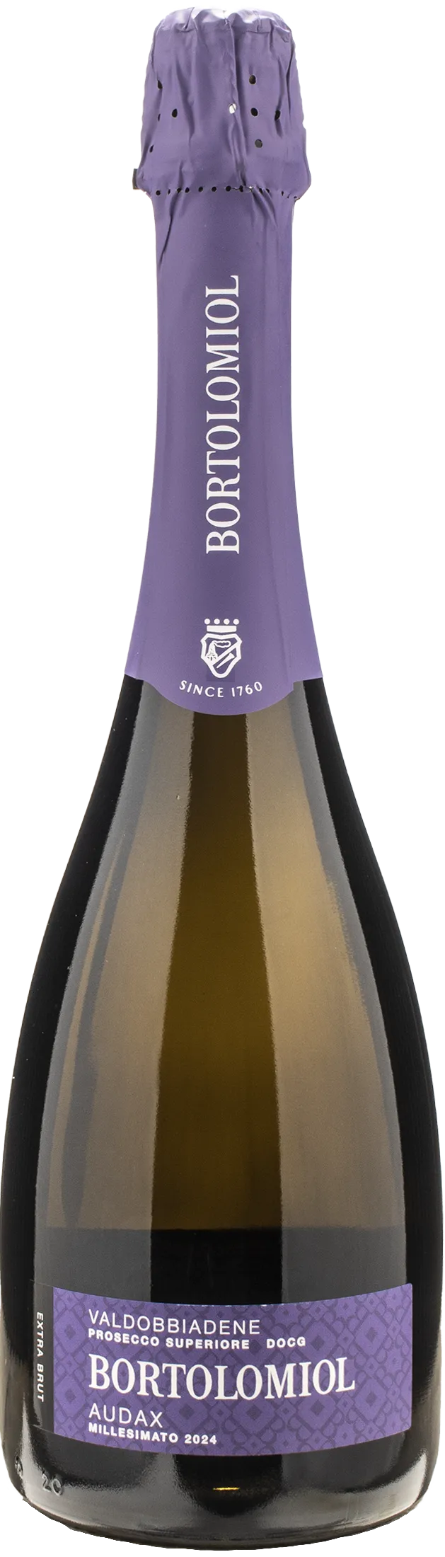 Bortolomiol Valdobbiadene Prosecco Superiore Extra Brut Audax 2024