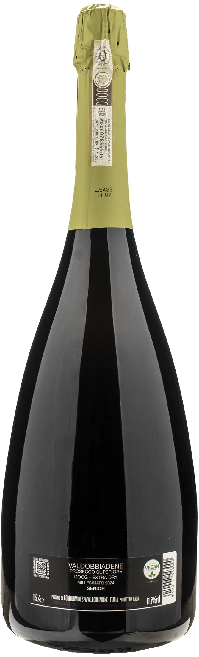 Bortolomiol Valdobbiadene Prosecco Superiore Senior Extra Dry Magnum 2024