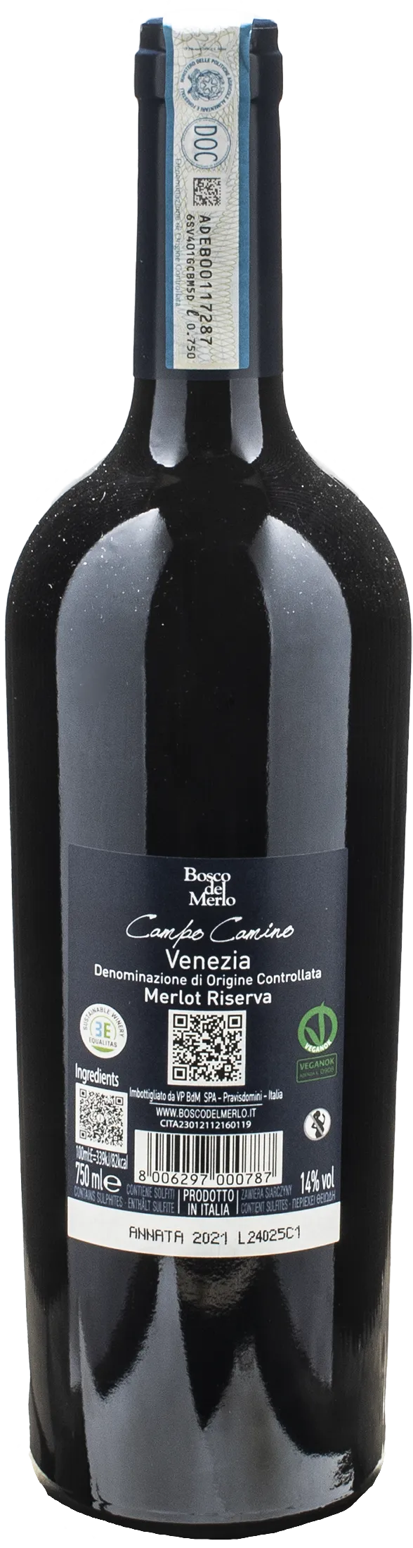 Bosco del Merlo Campo Camino Merlot Riserva 2021
