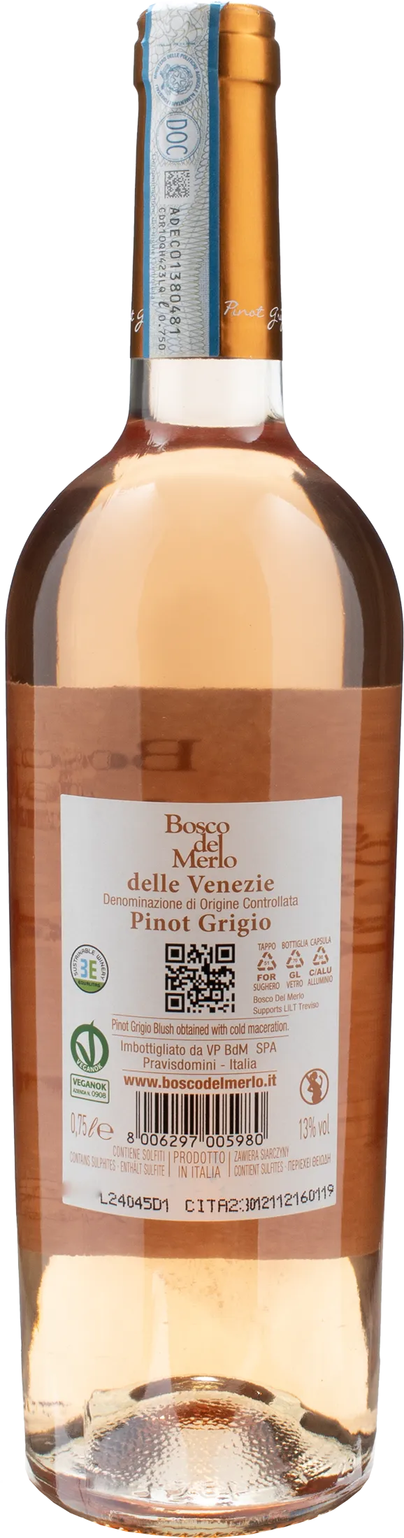 Bosco del Merlo Pinot Grigio Rosè 2023