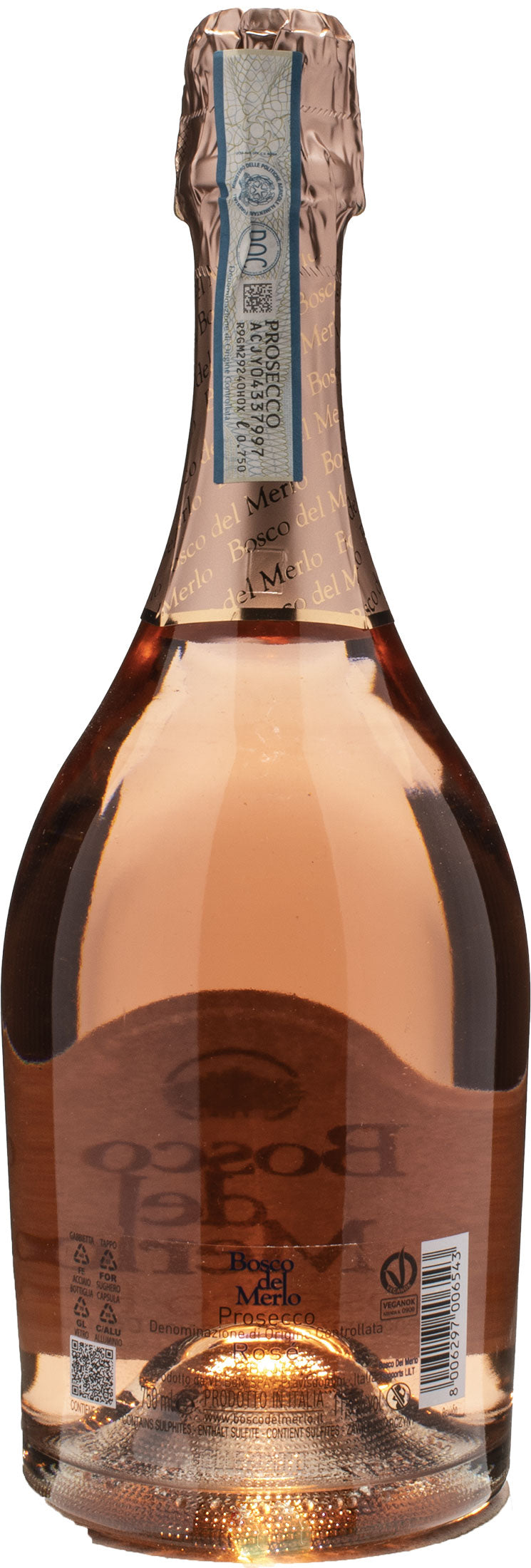 Bosco del Merlo Prosecco Rosé Millesimato Brut 2022