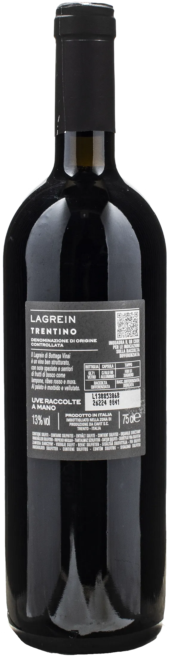 Bottega Vinai Lagrein Trentino 2022