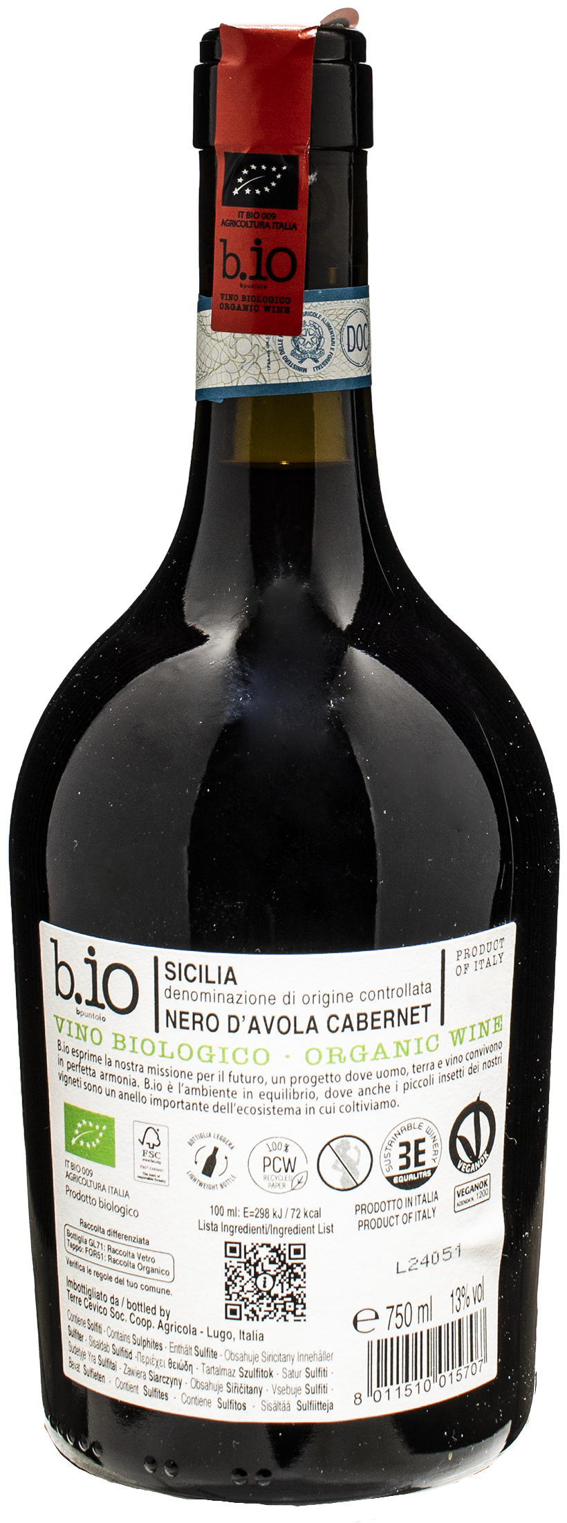 Bpuntoio Sicilia Nero Avola Cabernet 2022