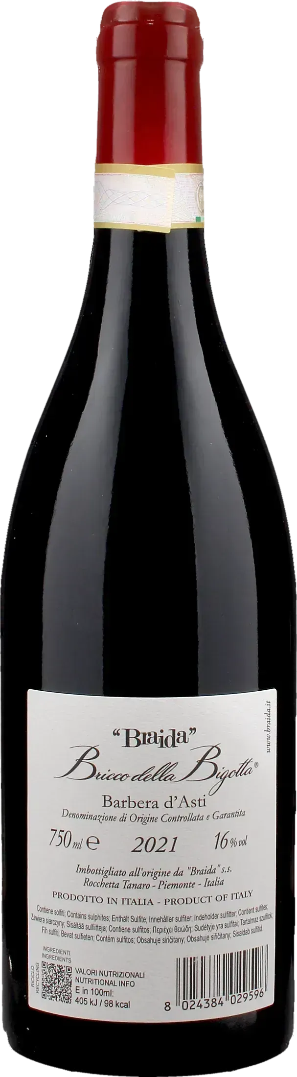 Braida Barbera d'Asti Bricco della Bigotta 2021