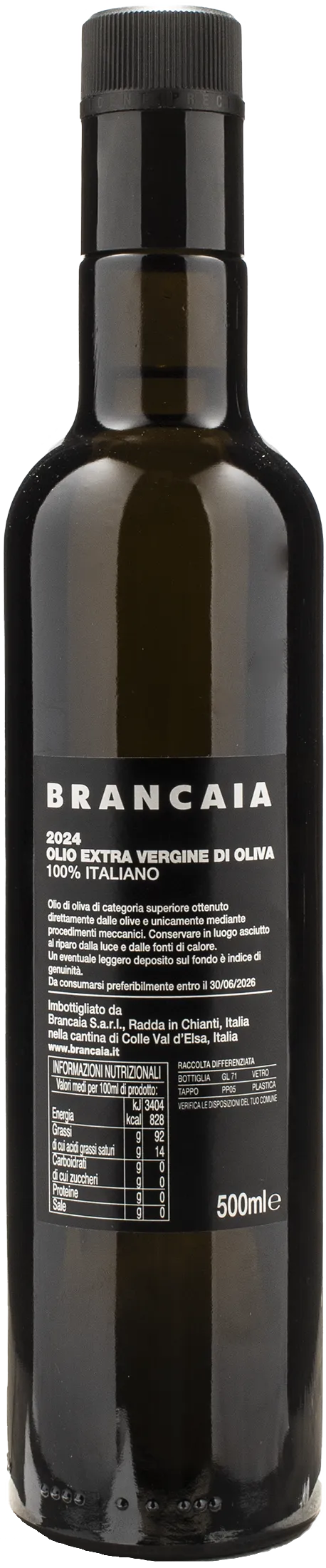Brancaia Extra Virgin Olive Oil 0.5L 2024