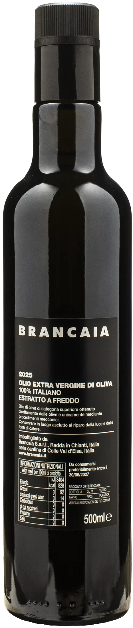 Brancaia Extra Virgin Olive Oil 0.5L 2025