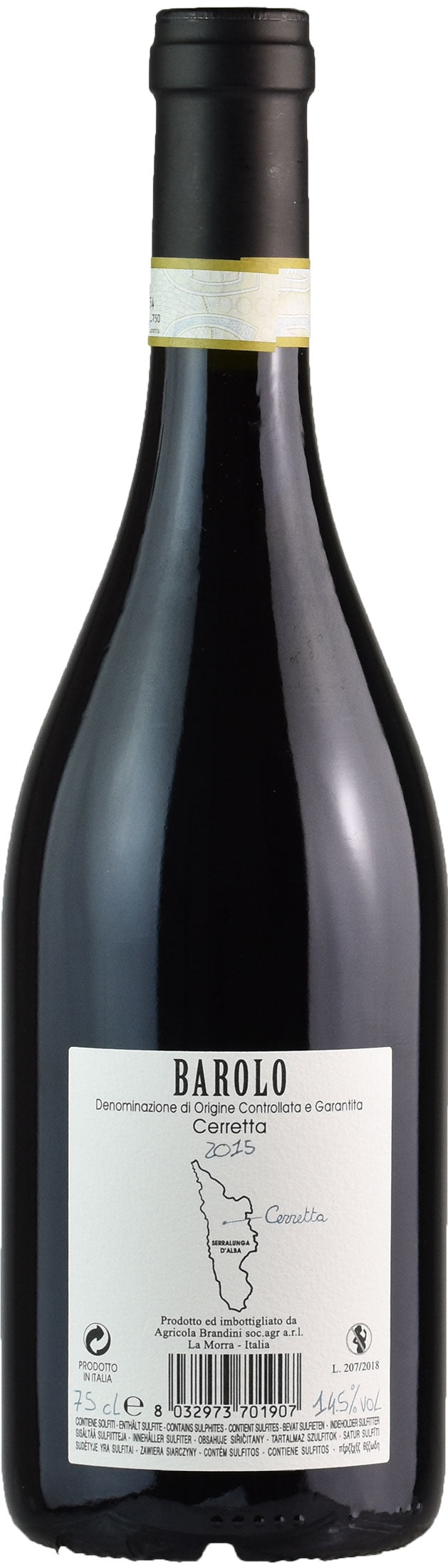 Brandini Barolo Cerretta 2015