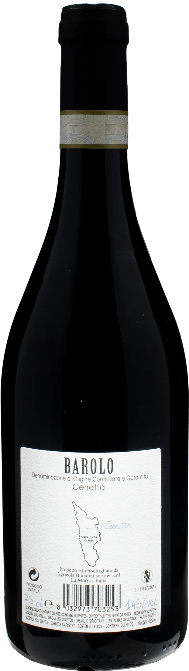 Brandini Barolo Cerretta 2018