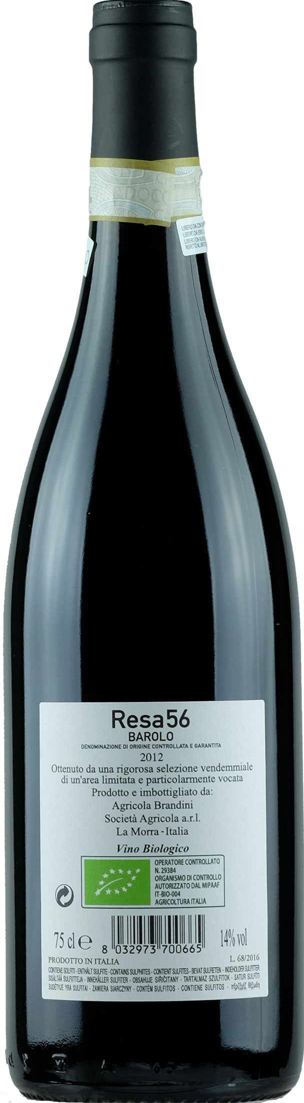 Brandini Barolo Resa 56 2012