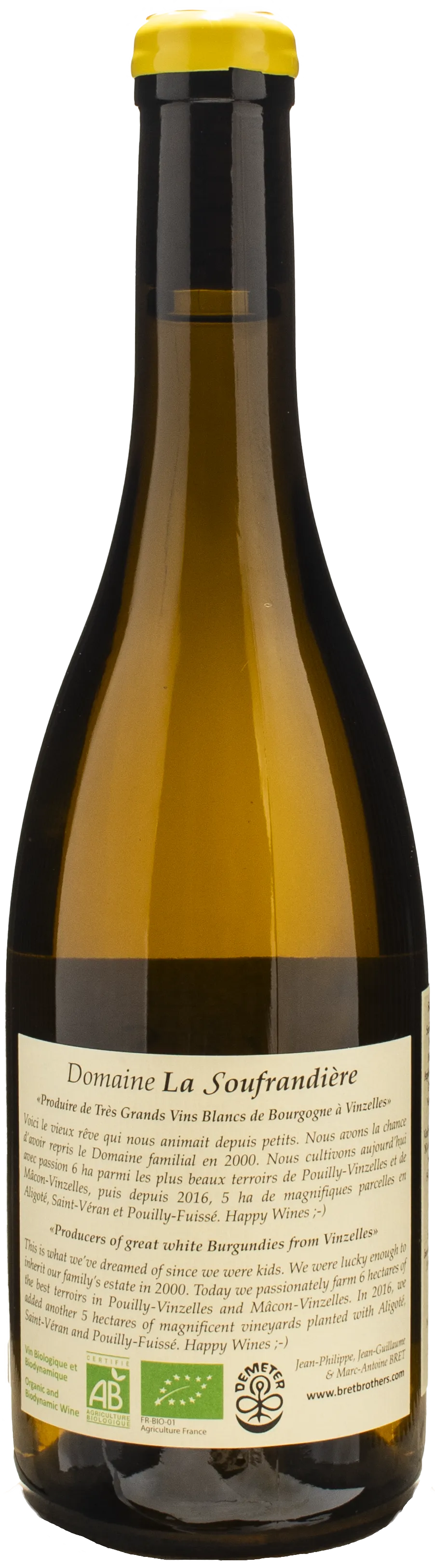 Bret Brothers La Soufrandiere Pouilly Fuisse 1er Cru Climat Au Vignerais 2023