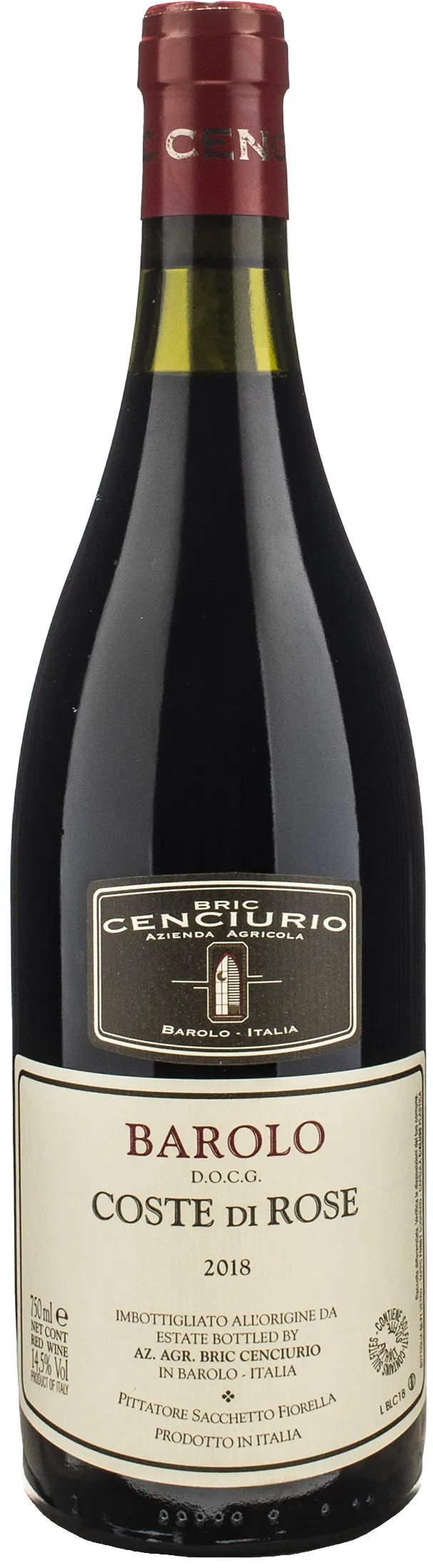 Bric Cencurio Barolo Coste di Rose 2018
