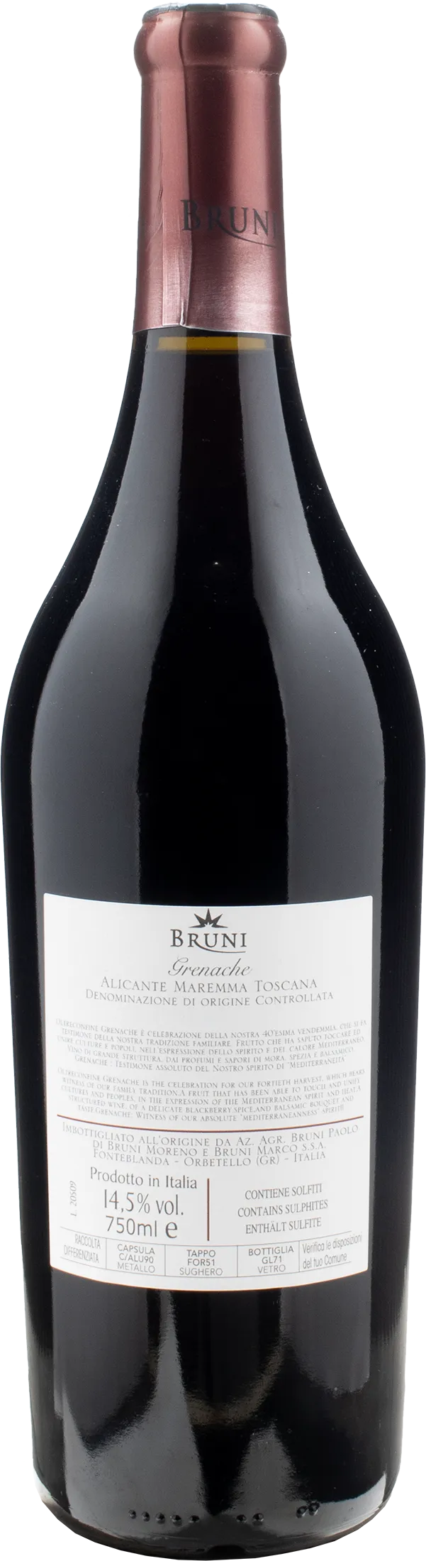 Bruni Grenache Oltreconfine 2020