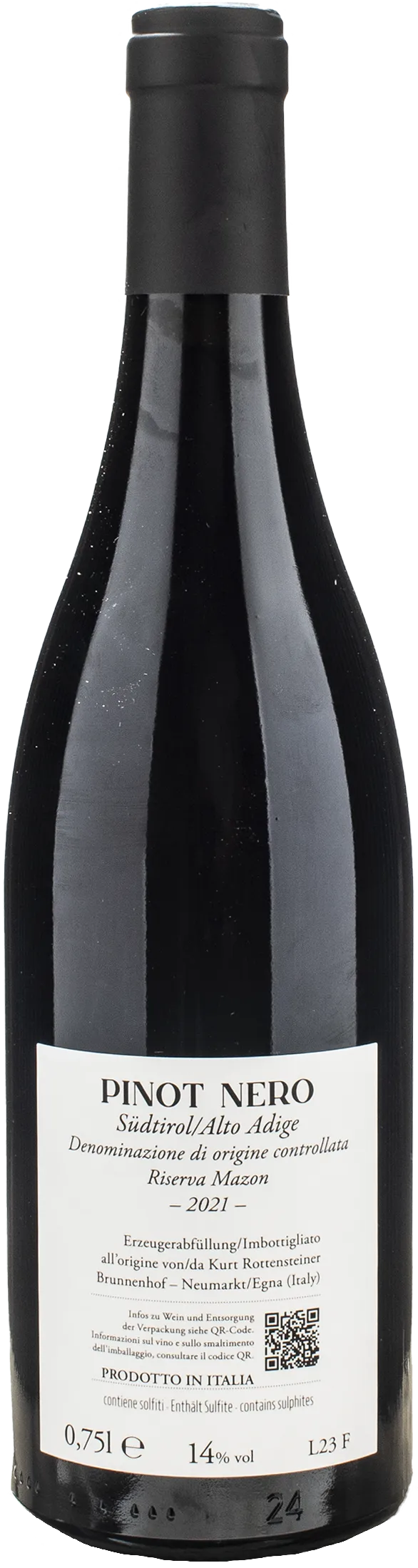 Brunnenhof Mazzon Pinot Nero Riserva 2021