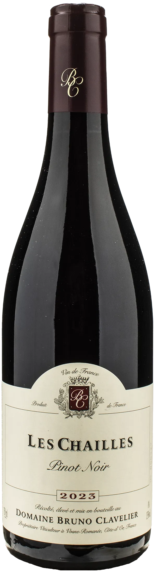 Bruno Clavelier Les Chailles Pinot Noir 2023