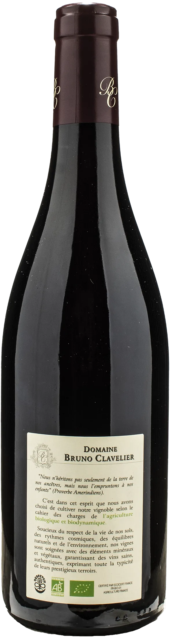 Bruno Clavelier Les Chailles Pinot Noir 2023