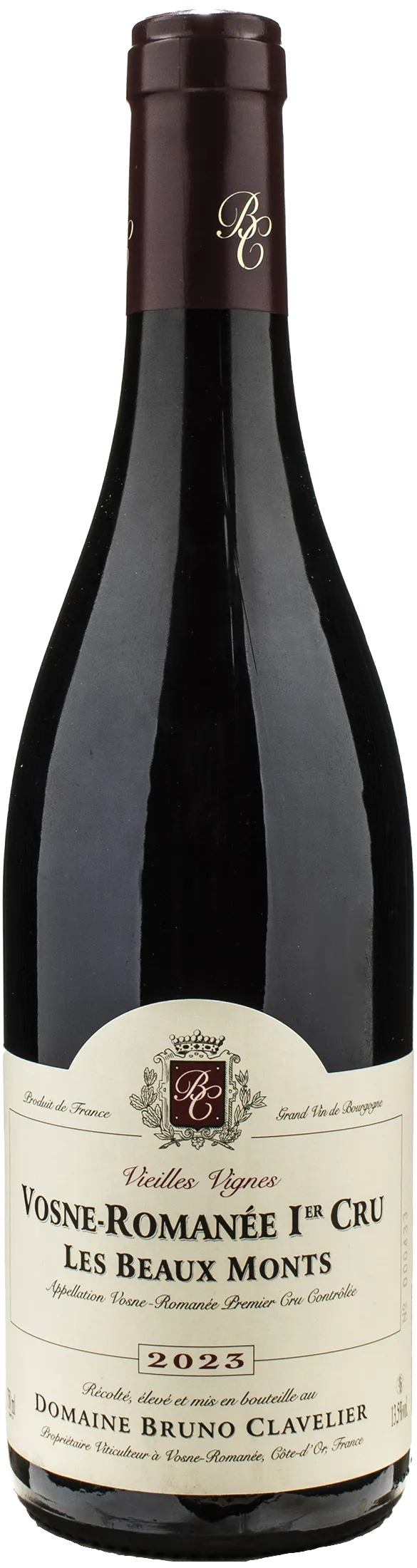 Bruno Clavelier Vosne Romanee 1er Cru Les Beaux Monts 2023