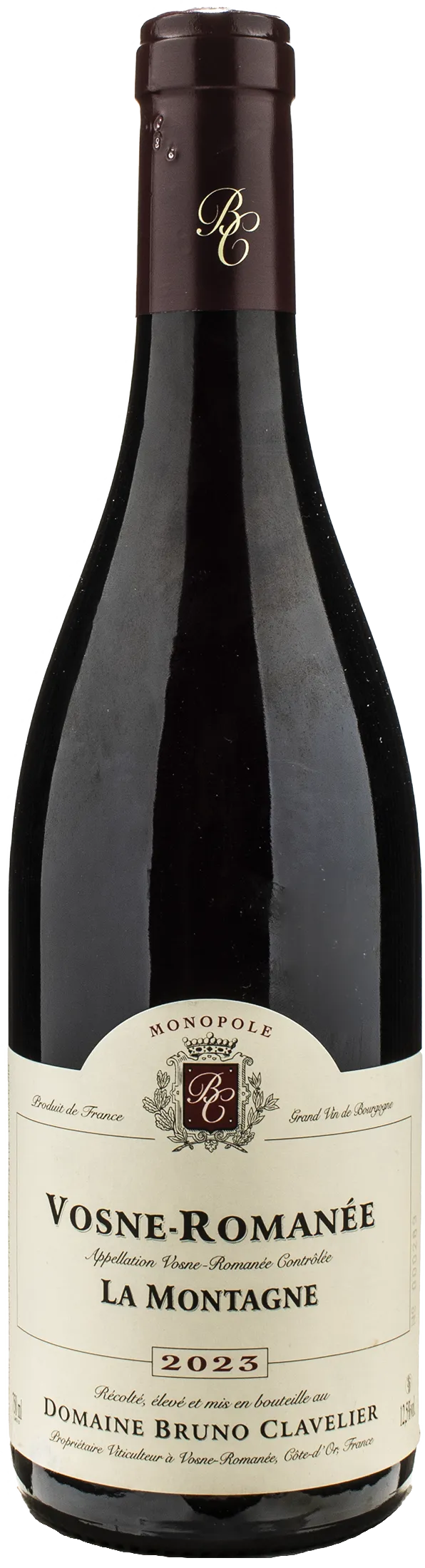 Bruno Clavelier Vosne Romanee La Montagne 2023