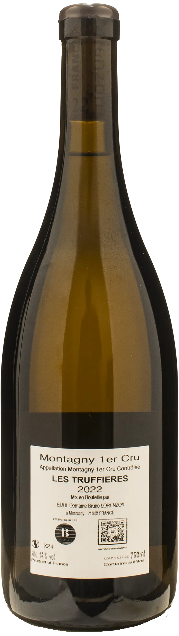 Bruno Lorenzon Montagny 1er Cru Les Truffieres 2022