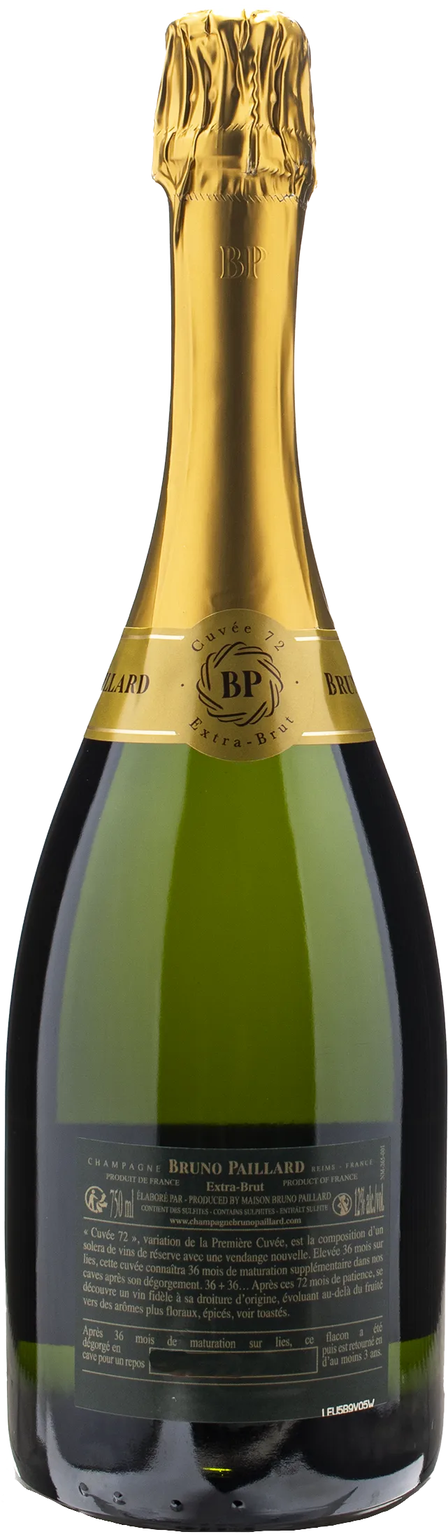 Bruno Paillard Champagne Cuvee 72 Extra Brut