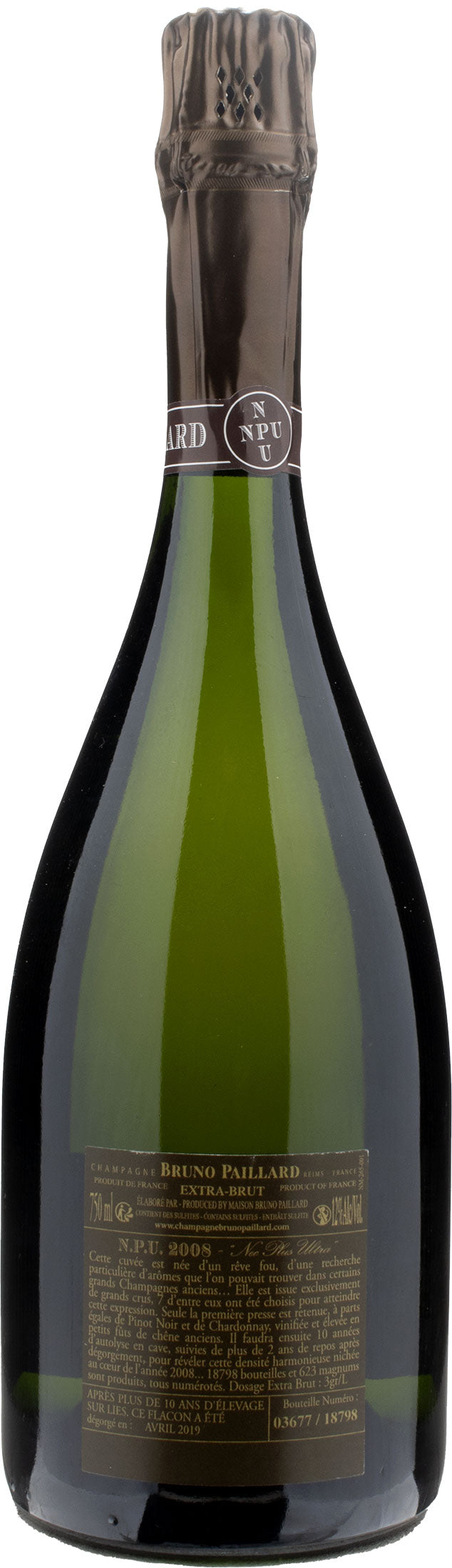 Bruno Paillard Champagne NPU Extra Brut 2008