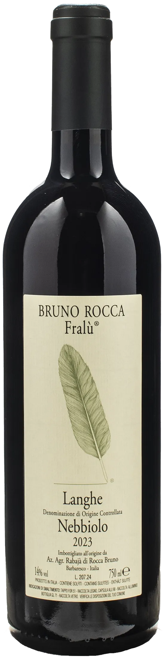 Bruno Rocca Langhe Nebbiolo Fralu 2023