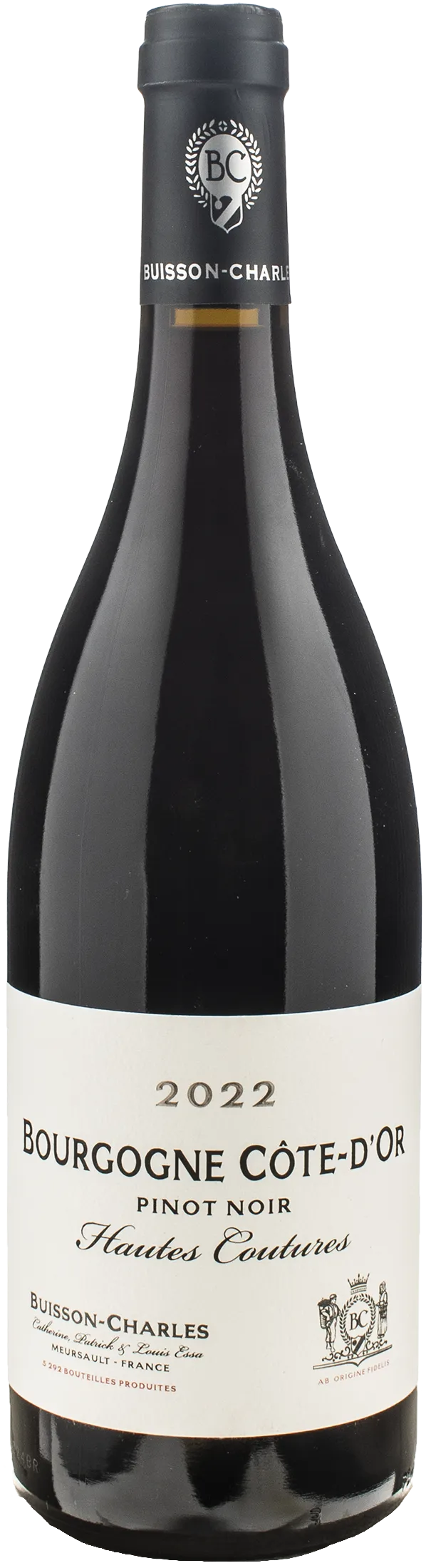 Buisson Charles Bourgogne Pinot Noir Hautes Coutures 2022