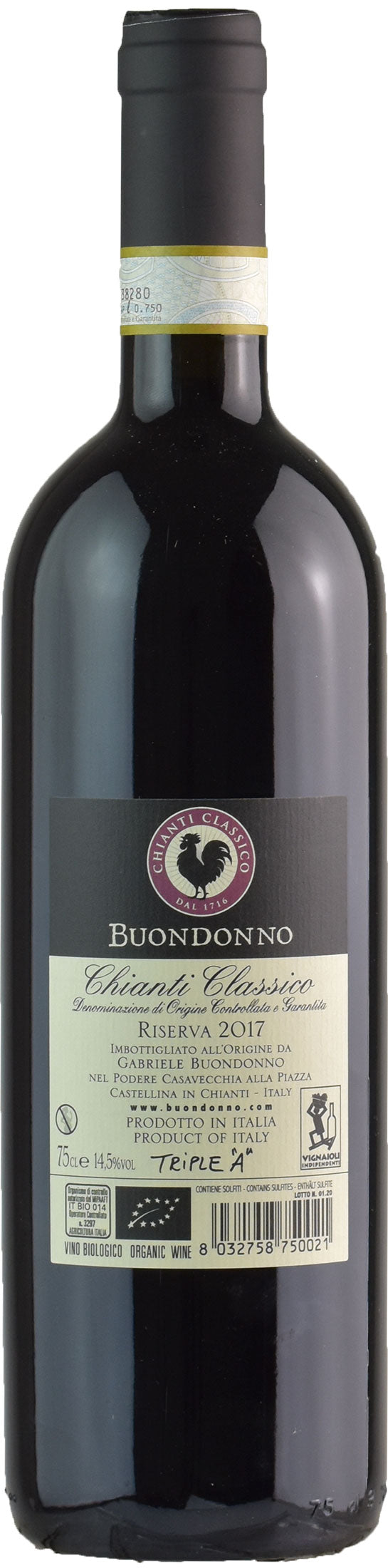 Buondonno Chianti Classico Casavecchia Alla Piazza Riserva 2017