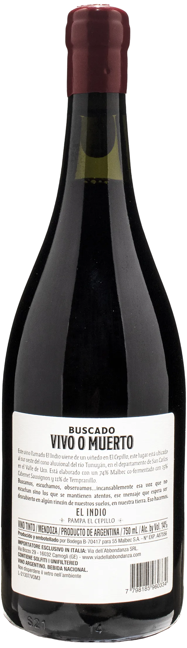 Buscado Vivo o Muerto El Indio 2019