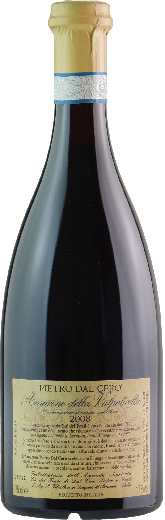 Ca' dei Frati Amarone della Valpolicella Pietro Dal Cero 2008