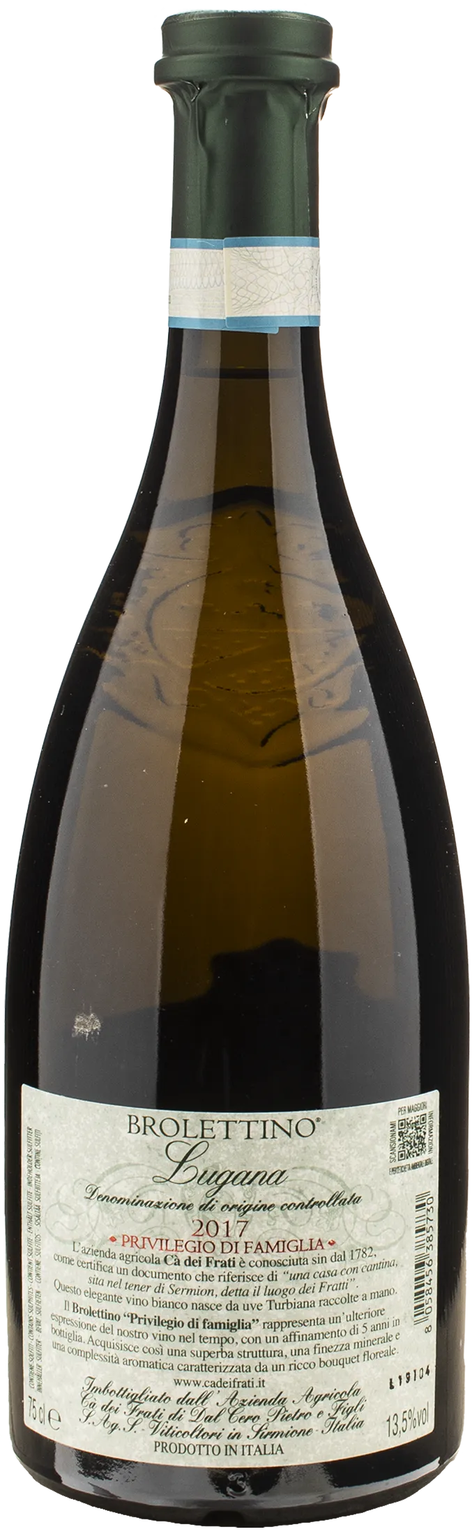 Ca dei Frati Lugana Privilegio di Famiglia Brolettino 2017