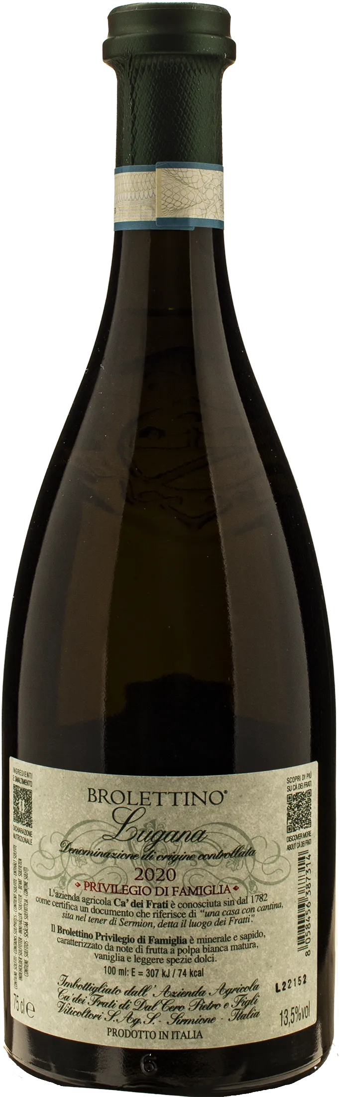 Ca dei Frati Lugana Privilegio di Famiglia Brolettino 2020