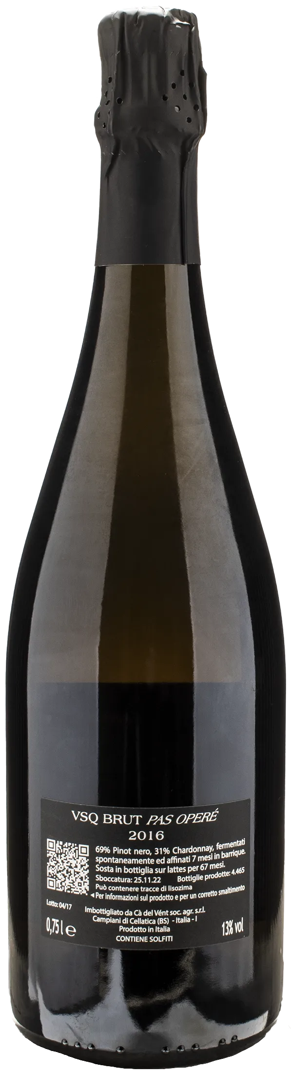 Ca del Vent Memoria Brut Pas Opere 2016