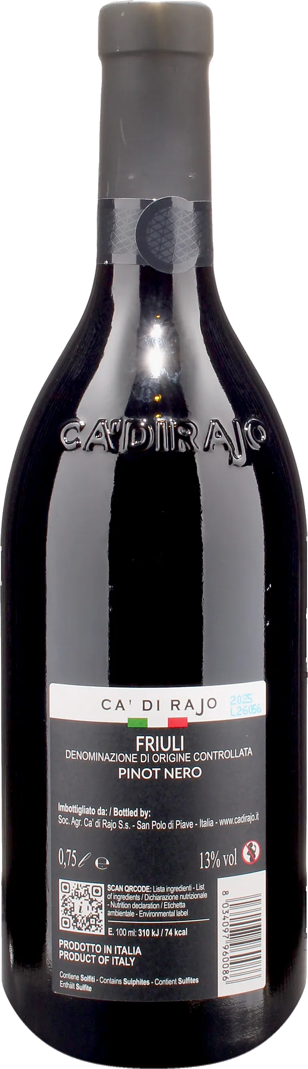 Ca di Rajo Friuli Pinot Nero 2025
