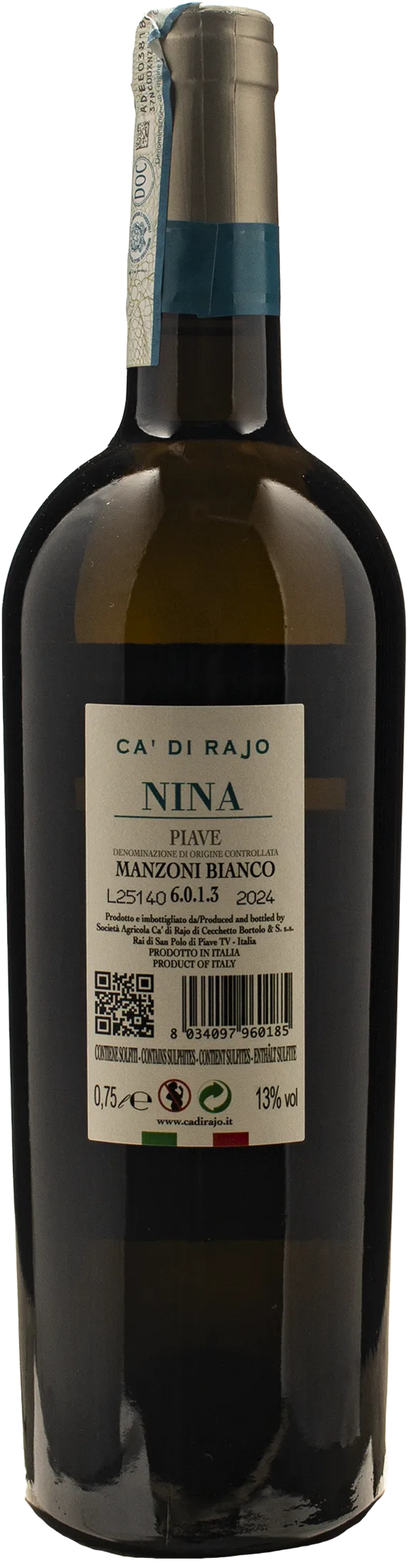 Ca di Rajo Manzoni Bianco Nina 2024