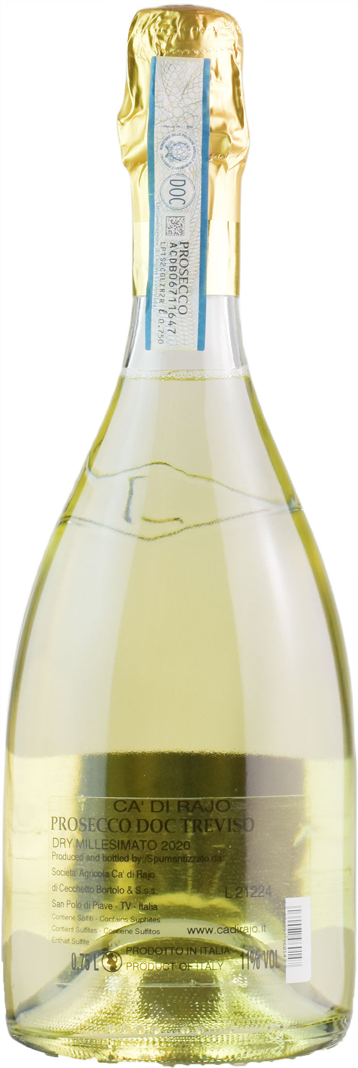 Ca di Rajo Prosecco Spumante Dry 2020