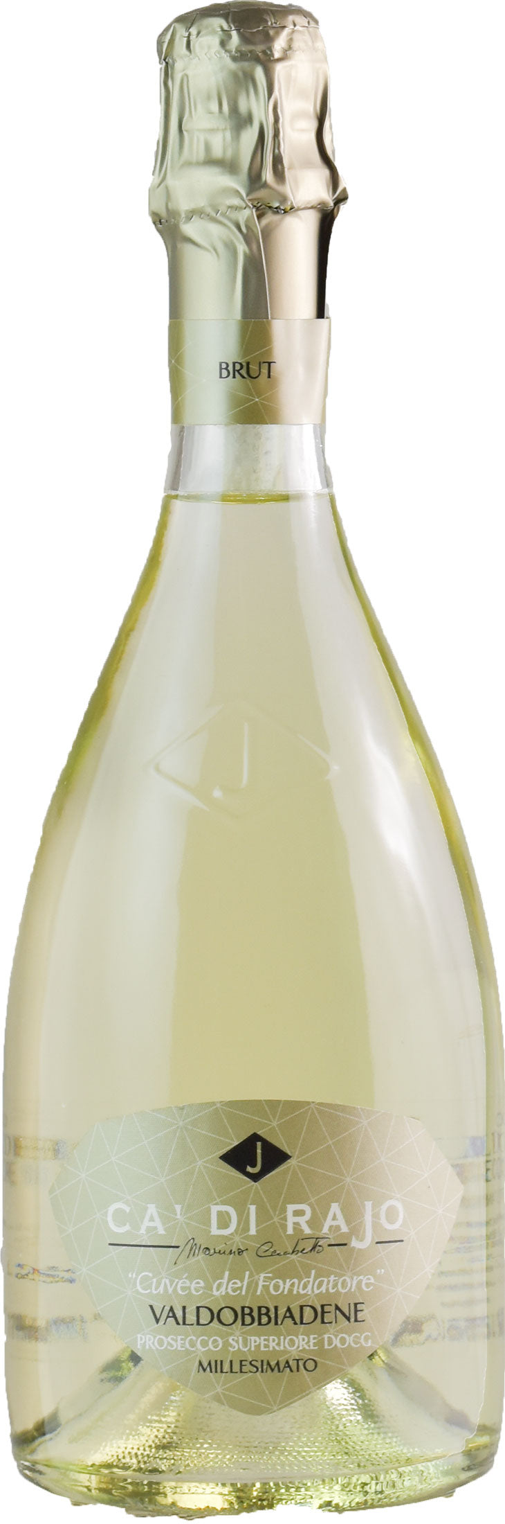 Ca' di Rajo Valdobbiadene Prosecco Superiore Millesimato Cuvée del Fondatore Brut 2020