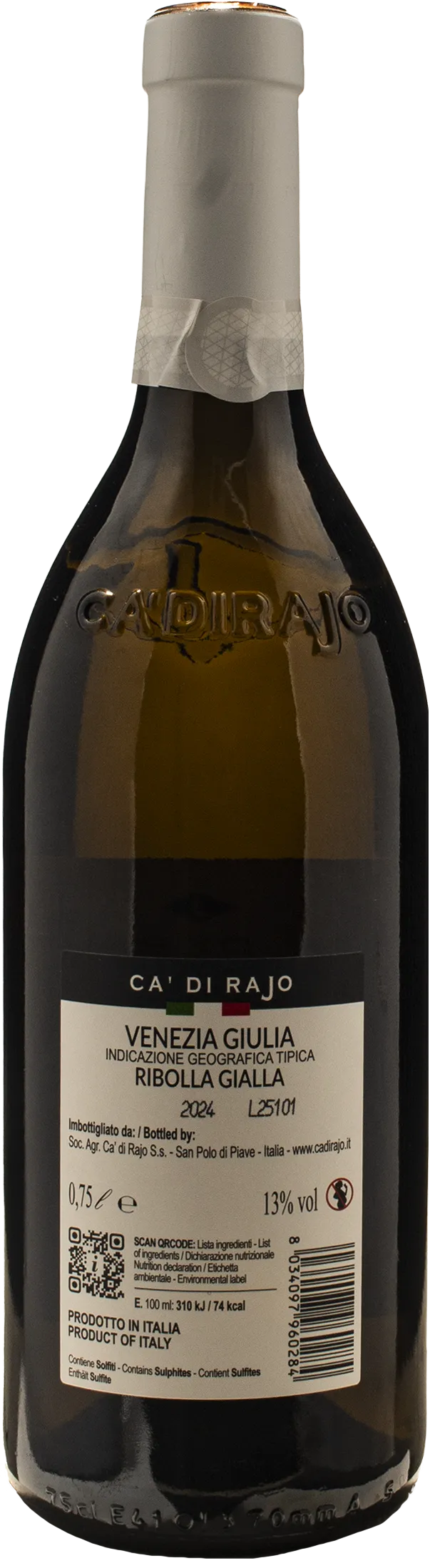 Ca di Rajo Venezia Giulia Ribolla Gialla 2024
