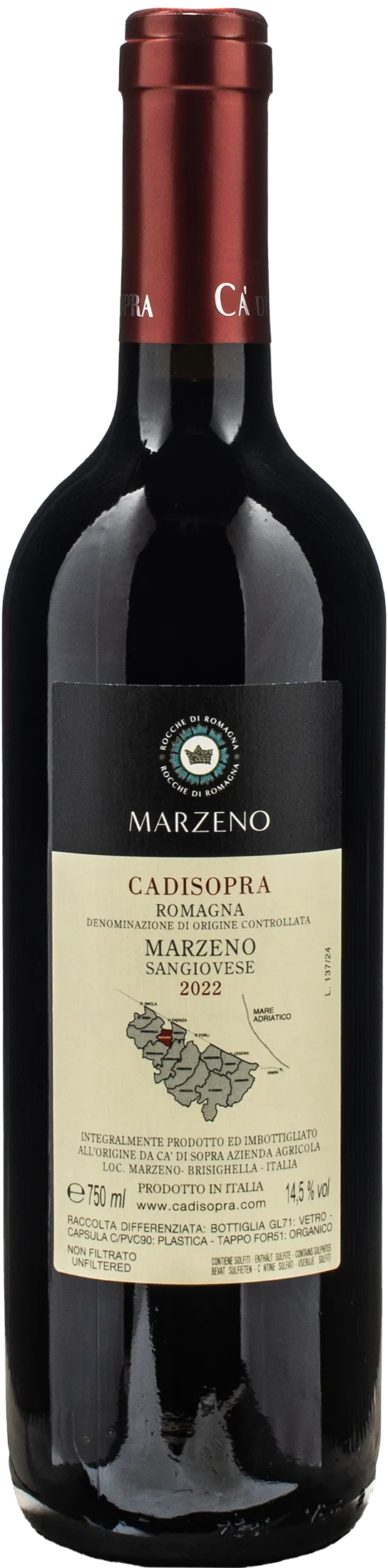 Ca di Sopra Sangiovese Marzeno 2022